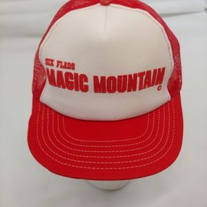 Vintage Six Flags Magic Mountain Trucker Hat